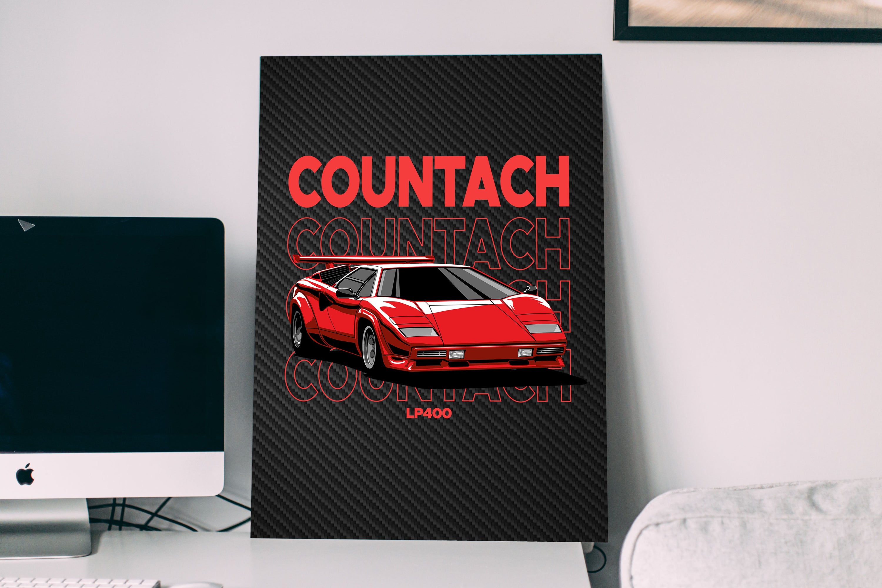 COUNTACH- LP400 vol.II – Carbon Poster