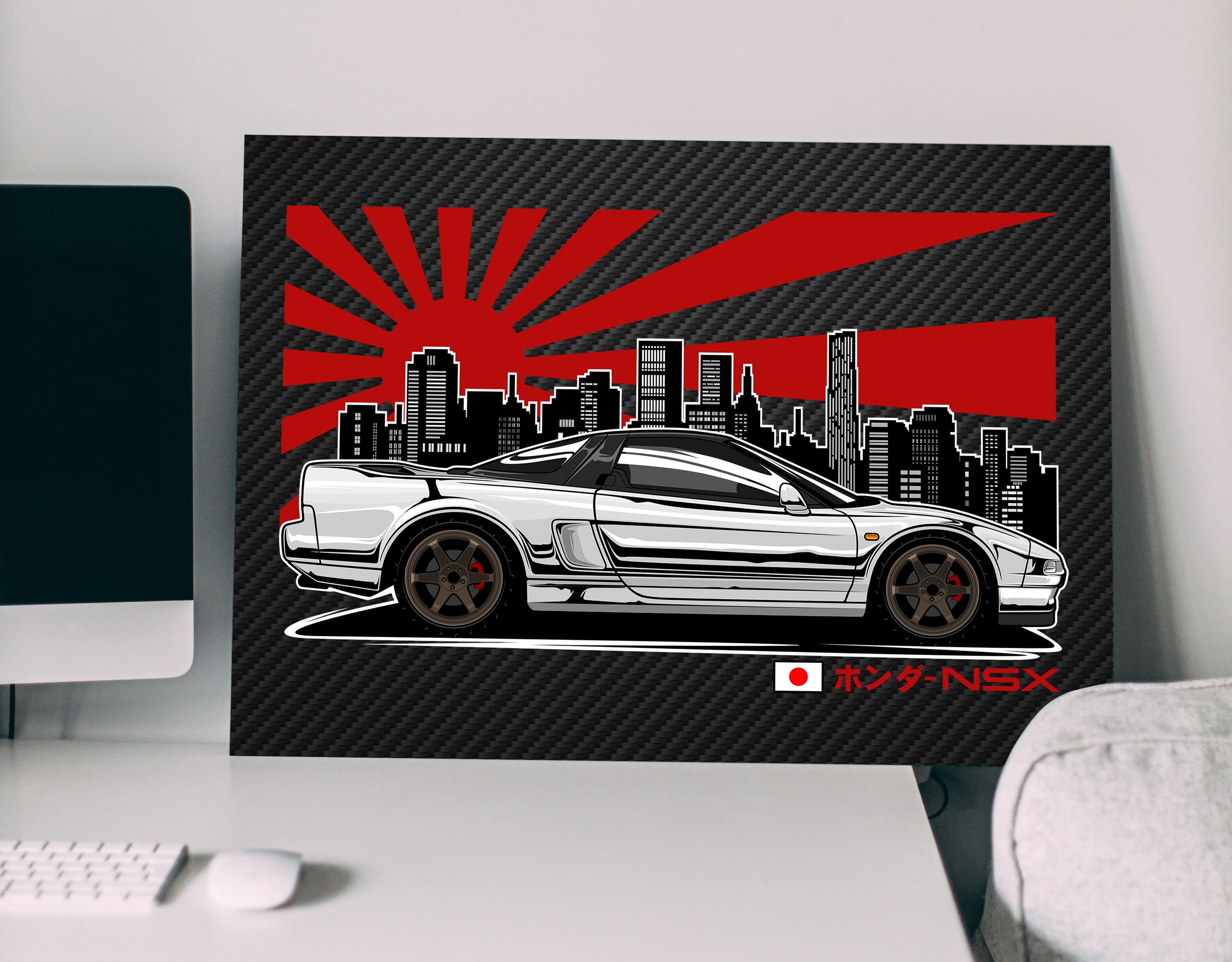 Honda NSX NA1 – Carbon Poster